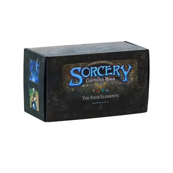SORCERY TCG: CONTESTED REALM - BETA EDITION ELEMENTAL PRECON DECKS DISPLAY (4 DECKS) ENGLISH